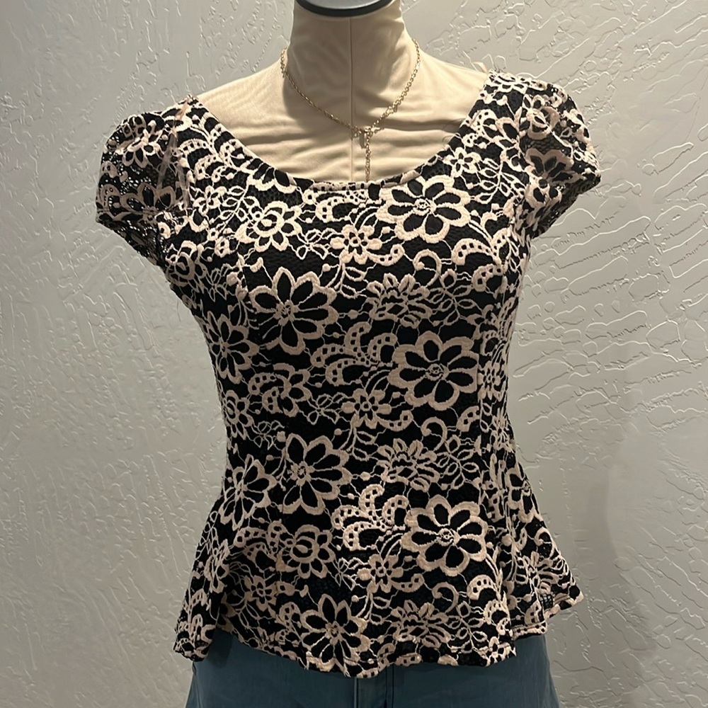 A fancy lace top